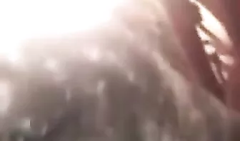 Вставляет брюнетке в пизду дилдо и член от первого лица